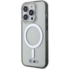 Dėklas BMW Sidabrinis Ring MagSafe case for iPhone 15 Pro Max - transparent