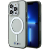 Dėklas BMW Sidabrinis Ring MagSafe case for iPhone 15 Pro Max - transparent