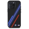 BMW BMHMP16L23SSPK Apple iPhone 16 Pro 6.3" dėklas telefonui juodos spalvos Silikoninis Random Lines MagSafe