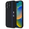 BMW BMHMP16S23SHEB Apple iPhone 16 6.1" dėklas telefonui juodos spalvos Silikoninis Hexagon Line MagSafe