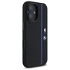 BMW BMHMP16S23SHEB Apple iPhone 16 6.1" dėklas telefonui juodos spalvos Silikoninis Hexagon Line MagSafe