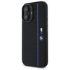 BMW BMHMP16S23SHEB Apple iPhone 16 6.1" dėklas telefonui juodos spalvos Silikoninis Hexagon Line MagSafe