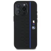 BMW BMHMP16X23SHEB Apple iPhone 16 Pro Max 6.9" dėklas telefonui juodos spalvos Silikoninis Hexagon Line MagSafe