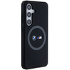 Samsung Galaxy S24 BMW Dėklas M silikoninis Printed Ring MagSafe (BMHMS24S23SROK) juodos spalvos