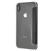 BMW BMTRBKI65PUCARTCBKApple iPhone XS Max book dėklas telefonui juodos spalvos Carbon Tricolor Stripe