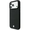 BMW Kevlar Metal Logo MagSafe dėklas, skirtas iPhone 18 Pro / 17 Pro, juodas