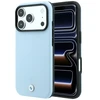 BMW Kevlar Metal Logo MagSafe dėklas, skirtas iPhone 18 Pro Max / 17 Pro Max, mėlynas