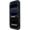 BMW Kevlar Metal Logo MagSafe dėklas, skirtas iPhone 18 Pro / 17 Pro, juodas