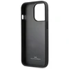 Dėklas BMW Leather Stamp Case for iPhone 14 Pro - Juodas
