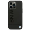Dėklas BMW Leather Stamp Case for iPhone 14 Pro - Juodas