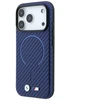 Dėklas BMW M Carbon Printed Ring MagSafe do iPhone 18 Pro Max / 17 Pro Max tamsiai mėlyna
