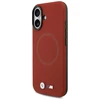 BMW M FW Metal Logo MagSafe dėklas skirtas Apple iPhone 17 raudonos spalvos