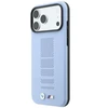Dėklas BMW M Mėlyna Perfo Metal Logo MagSafe do iPhone 18 Pro / 17 Pro mėlyna