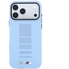 Dėklas BMW M Mėlyna Perfo Metal Logo MagSafe do iPhone 18 Pro / 17 Pro mėlyna