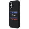 BMW M Silicon Horizontal Line MagSafe Dėklas skirtas Apple iPhone 17 juodos spalvos