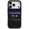 BMW M Silicon Horizontal Line MagSafe Dėklas skirtas Apple iPhone 17 Pro juodos spalvos