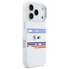 BMW M Silicon Horizontal Line MagSafe Dėklas skirtas Apple iPhone 17 Pro baltos spalvos