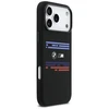 BMW M Silicon Horizontal Line MagSafe Dėklas skirtas Apple iPhone 17 Pro Max juodos spalvos