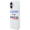 BMW M Silicon Horizontal Line MagSafe Dėklas skirtas Apple iPhone 17 baltos spalvos
