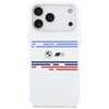 BMW M Silicon Horizontal Line MagSafe Dėklas skirtas Apple iPhone 17 Pro Max baltos spalvos