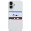 BMW M Silicon Horizontal Line MagSafe Dėklas skirtas Apple iPhone 17 baltos spalvos