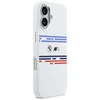 BMW M Silicon Horizontal Line MagSafe Dėklas skirtas Apple iPhone 17 baltos spalvos