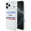 BMW M Silicon Horizontal Line MagSafe Dėklas skirtas Apple iPhone 17 Pro Max baltos spalvos