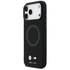 BMW M Silicon Logo MagSafe Dėklas skirtas Apple iPhone 17 Pro Max juodos spalvos