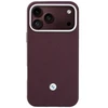 Rinkinys Dėklas + portfel BMW Quilted Pattern Metal Logo do iPhone 18 Pro Max / 17 Pro Max bordo spalvos
