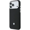Rinkinys Dėklas + portfel BMW Quilted Pattern Metal Logo do iPhone 18 Pro Max / 17 Pro Max juoda