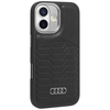 Dėklas Audi GT Synthetic Leather MagSafe skirtas Apple iPhone 17 juodos spalvos