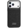 Dėklas Audi GT Synthetic Leather MagSafe skirtas Apple iPhone 17 Pro Max juodos spalvos