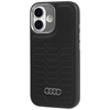 Dėklas Audi GT Synthetic Leather MagSafe skirtas Apple iPhone 17 juodos spalvos
