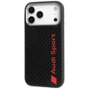 Dėklas Audi R8 Carbon Fiber MagSafe skirtas Apple iPhone 17 Pro Max juodos spalvos