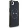 Dėklas BMW IML Metal Baltas Circle MagSafe iPhone 16e Case - Juodas