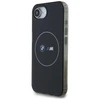 Dėklas BMW IML Metal Baltas Circle MagSafe iPhone 16e Case - Juodas
