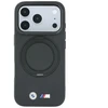 Dėklas BMW Kevlar Ring Stand 360 MagSafe do iPhone 18 Pro / 17 Pro juoda