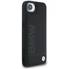 Dėklas BMW Leather Hot Stamp iPhone 16e Case - Juodas