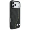 Dėklas BMW M Carbon Line &amp; Logo MagSafe skirtas Apple iPhone 17 Pro Max geltonos spalvos