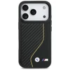 Dėklas BMW M Carbon Line &amp; Logo MagSafe skirtas Apple iPhone 17 Pro geltonos spalvos