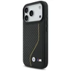 Dėklas BMW M Carbon Line &amp; Logo MagSafe skirtas Apple iPhone 17 Pro geltonos spalvos