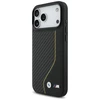 Dėklas BMW M Carbon Line &amp; Logo MagSafe skirtas Apple iPhone 17 Pro Max geltonos spalvos