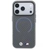Dėklas BMW M Carbon Printed Ringl MagSafe do iPhone 18 Pro / 17 Pro antracito