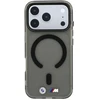 Dėklas BMW M IML Frosted Metal Logo & Trims MagSafe do iPhone 18 Pro / 17 Pro juoda