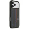 Dėklas BMW M Kevlar Lines &amp; Logo MagSafe skirtas Apple iPhone 17 Pro Max juodos spalvos