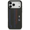 Dėklas BMW M Kevlar Lines &amp; Logo MagSafe skirtas Apple iPhone 17 Pro Max juodos spalvos