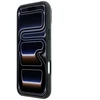 Dėklas BMW M Mėlyna Perfo Metal Logo MagSafe do iPhone 18 Pro / 17 Pro pilka
