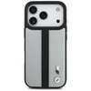 Dėklas BMW M Perskirtasated Stripe Logo MagSafe skirtas Apple iPhone 17 Pro pilkos spalvos