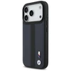 Dėklas BMW M Perskirtasated Stripe Logo MagSafe skirtas Apple iPhone 17 Pro mėlynos spalvos