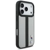 Dėklas BMW M Perskirtasated Stripe Logo MagSafe skirtas Apple iPhone 17 Pro pilkos spalvos